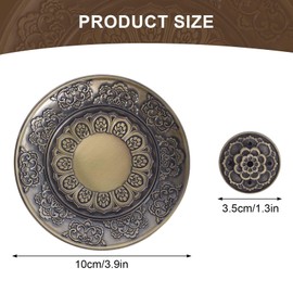 Lotus Censer Incense Holder, Incense Holder, Incense Holder with Ash Catcher, Lotus Incense Burner for Yoga, Tea House