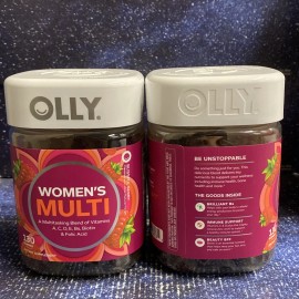 Olly EXP: 10/25 - OLLY Women's Multivitamin Gummies Berry Flavor 130 Count Each