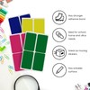 Royal Green Kraft Sticker Labels Rectangle for Crafts and Gift