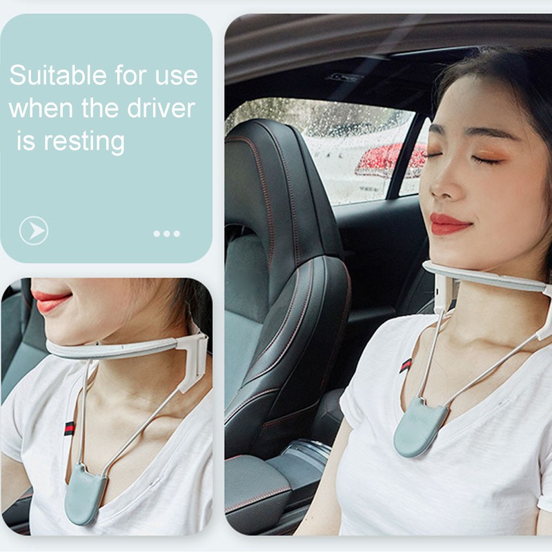 Neck Support Brace Hot Compress Easy Adjust Prevent Head Forward