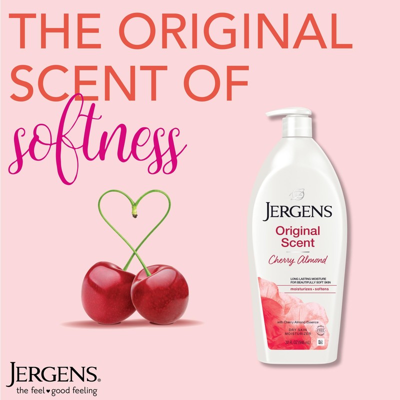 Jergens Original Scent Dry Skin Body Lotion, Hand and Body