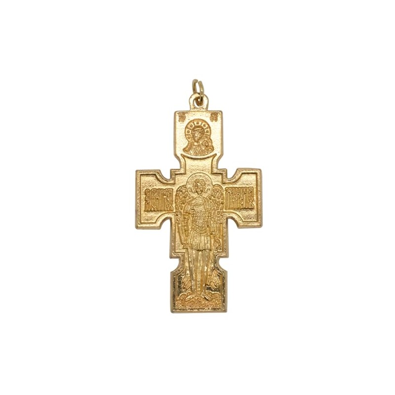 Venerare Gold-Tone Orthodox Crucifix, 2.2L" x 1.3W"