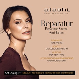 Atashi Wrinkle Repair Cream Face Repair Night Cream Moisturising Cream Wrinkle Smoothing Cream Anti-Ageing Wrinkles for Neck and Face 50 ml