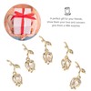 FOMIYES 5pcs Rose Design Nail Charms for Nail Art for