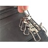 Black Leather Key Holder/Key Case Wallet Key Ring Soft Nappa