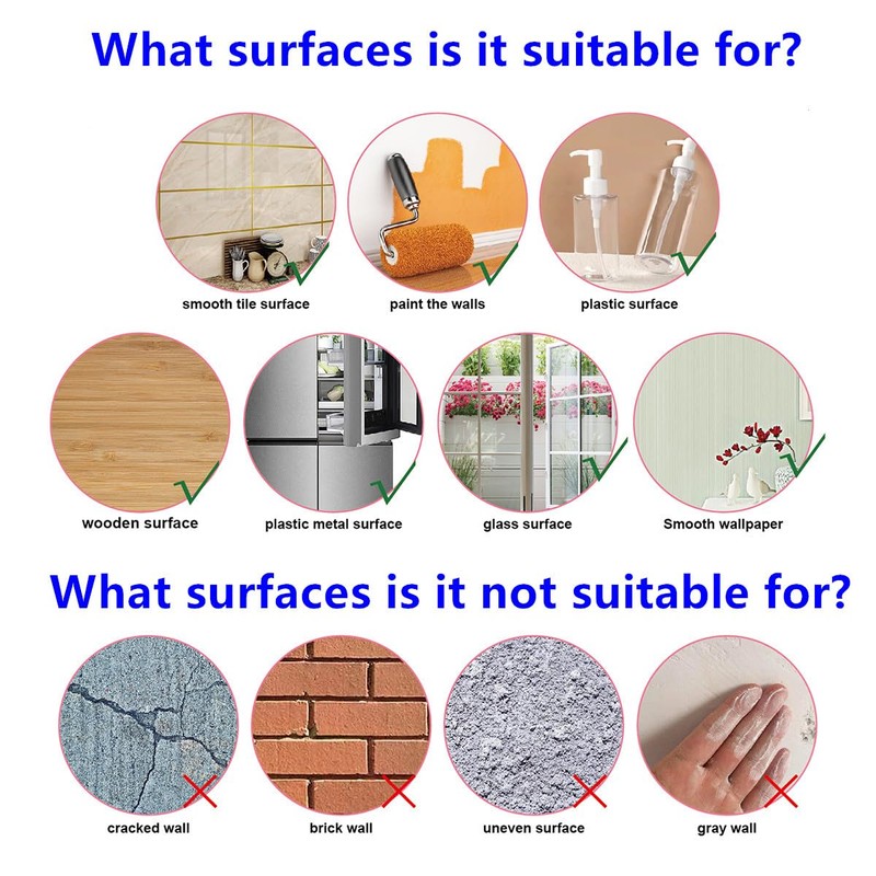 DIY Irregular Marble Wall Stickers, Water Proof and Removable Wall