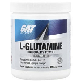 GAT Glutamine L-Glutamine L-Glutamine Sports Health Powder Powder 300g, 1 / GAT 글루타민 L글루타민 L-Glutamine 스포츠 헬스 가루 분말 파우더 300g, 1