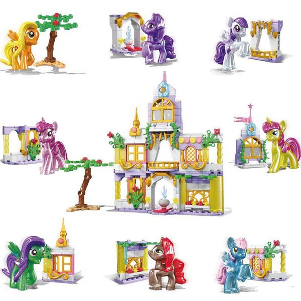 My Little Pony Girl Figure Set Bricks Building Blocks Education