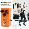 Digital Delay Guitar Effect Monoblock Knob Adjustment Metal Effector Pedal