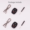EKALA for Honda Key Fob Cover with Keychain, 4 Buttons