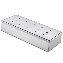 Küchenprofi BBQ Räucherbox 22,5 x 9 x 4 cm, Smokerbox, Edelstahl