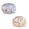 Shower cap, bathing cap, hair cap, elastic hair cap, 2-layer