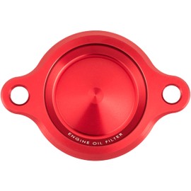 Kitaco 390-1001020 Oil Filter Cover (Honda Type 1) Red Grom, Supercub 50/110/Pro, Cross Cub 50/110, etc