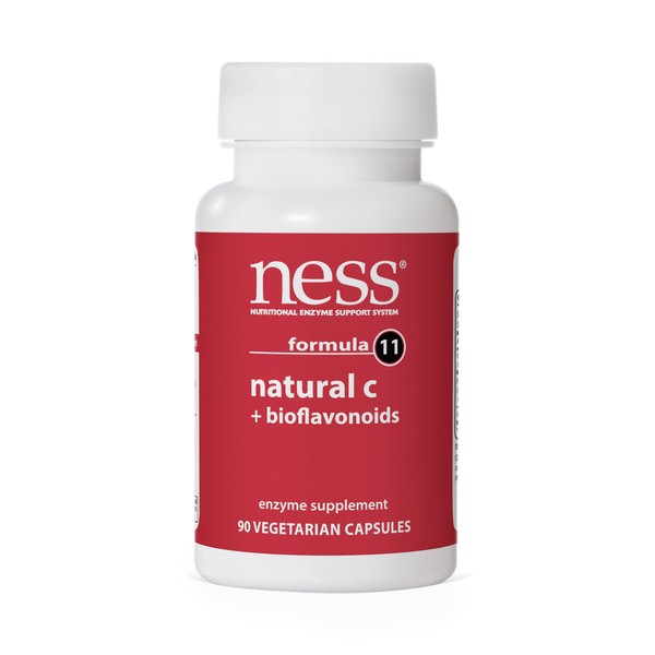 Ness Enzymes - Natural C w/Bioflavonoids #11 90 caps [Health and Beauty]