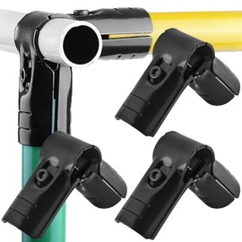 Tenjudo Erector Pipe Metal Joint Attachment Pipe Assembly DIY with Bolt Set of 4 (HJ-2 Φ1.1 inches (28 mm) Compatible Product)