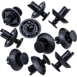 Rexka 10pcs Bumper Radiator Support Splash Shield Fender Liner Engine Grill Push Type Retainer Clips 7mm Hole for Toyota Lexus 90467-07211 4Runner Avalon Camry Land Cruiser Prius GX460 IS250 RX350