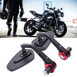 Motorcycle mirror 7/8"22mm Handle Bar End Motorcycle Rearview Side Mirrors Compatible With Sportster 883 Street bike Dirt bike chopper