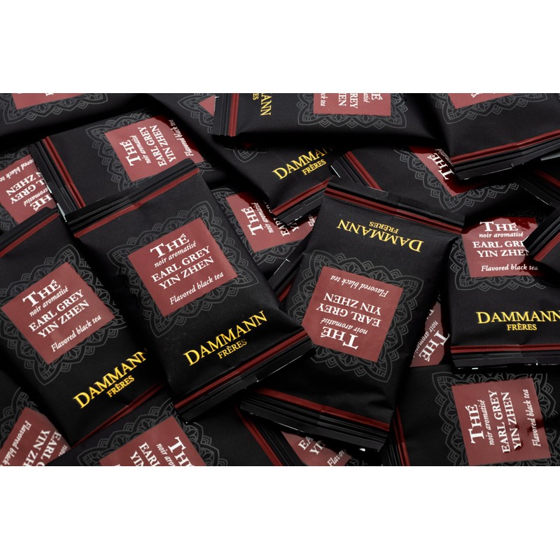 Dammann Freres Sachets, Earl Grey Yin Zhen Tea Bags, Premium