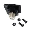 DRUT F-Type Female to Female D-Series Panel Mount Coaxial Adapter