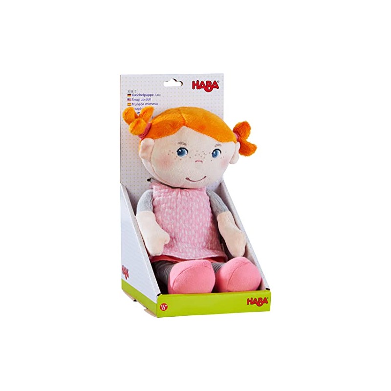 HABA 305815 Cuddly Doll Juna Soft Rag Doll for Babies