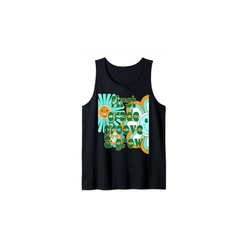 First Grade Groove & Grow Retro 70s Groovy School Teacher