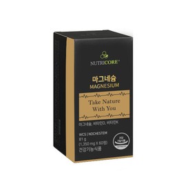 NutriCore 뉴트리코어(백) (뉴트리코어)마그네슘(1350mg X 60정) NutriCore Magnesium (1350mg X 60 tablets)