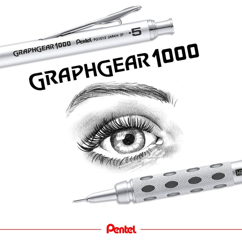Pentel Graphgear 1000 Mechanical Pencil Lead Diameter 0.3mm