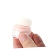 Mobestech 4pcs Portable Loose Powder Holder with Puff Lightweight Travel