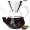 Pokaloti Coffee Server, Heat Resistant Glass, Coffee Pitcher, 33.8 fl