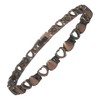 MnB Magnetics Pure Copper Magnetic Anklet/Ankle Chain in a Heart