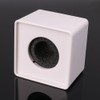 1pc New Square Cube Pattern ABS Mic Microphone Interview Logo