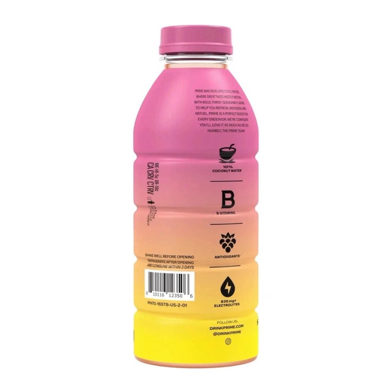 Prime Hydration NEW FLAVOR PRIME HYDRATION DRINK STRAWBERRY BANANA 1