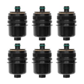 EcoDiesel Oil Filter, Compatible with 2020-2023 Jeep Wrangler JL, 2021-2023 Jeep Gladiator, 2020-2023 Ram 1500 DT, 3.0L V6 Eco Diesel, Replaces# 68507598AA, 68498720AA 6 Pcs