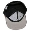 Lettering Initials Snapback Cap Black & White - A, Size: