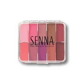 Senna Mini Slipcover Cream to Powder Palette - Oil Free, Lightweight Blush - Select an Option: Cheeky Blush Matte & Glow 1 (Cool)