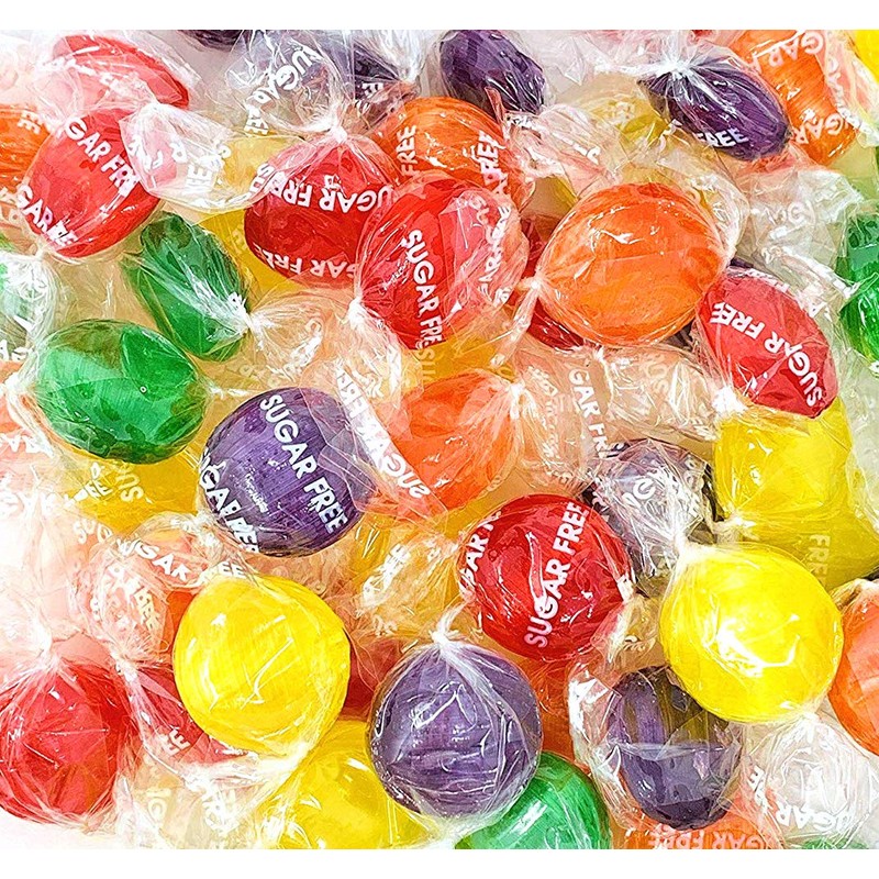SweetGourmet Sugar Free Assorted Fruit Disks | Bulk Hard Candy