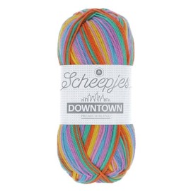 Scheepjes Downtown 1x50g Yarn - 411 Gallery Central | Premium Quality for Knitting & Crochet Projects