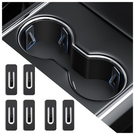 Car Cup Holder Insert with Adhesive,Cup Holder for Car Anti-Shake Silicone Stabilizer for Car Storage,Universal Automotive Cup Holder Car Accessories Interior for Most Car (6PCS)
