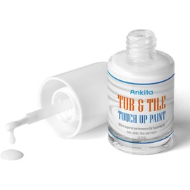 Specialty Tub and Tile Paint, White Tub Paint for Bathtub, Quick-Dry Porcelain paint for Scratches & Chips on Porcelain, Acrylic, Enamel, Cast Iron, Bathtub, Tiles, Sinks and Toilets(Matte White)