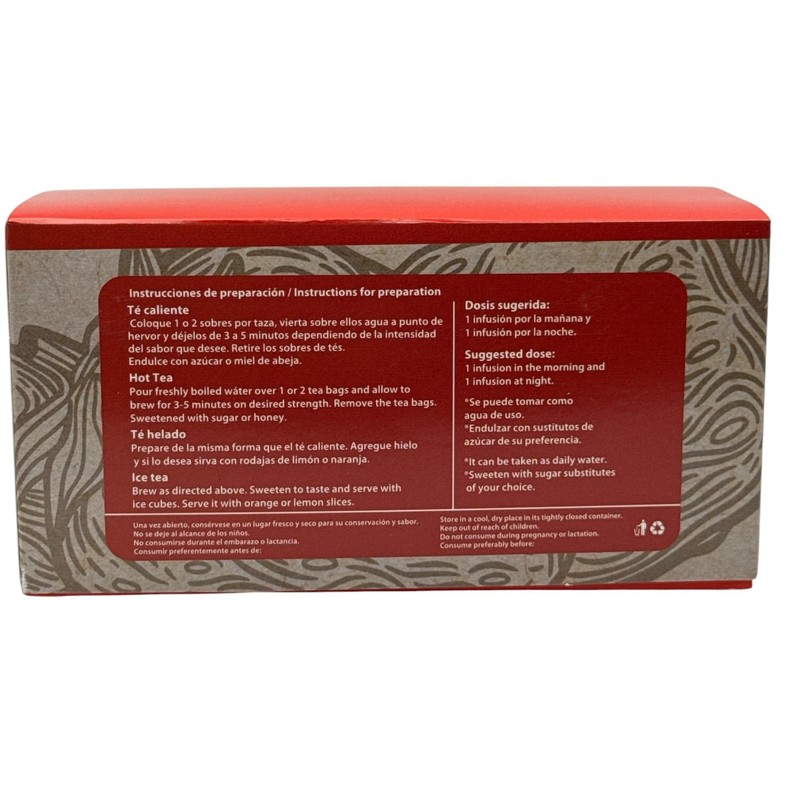 Frutos Rojos Te (Red Fruits Tea) – 100% Natural, Vegan