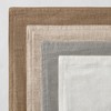 MIULEE Neutral Linen Pillow Covers Pack of 4 Decorative Natural