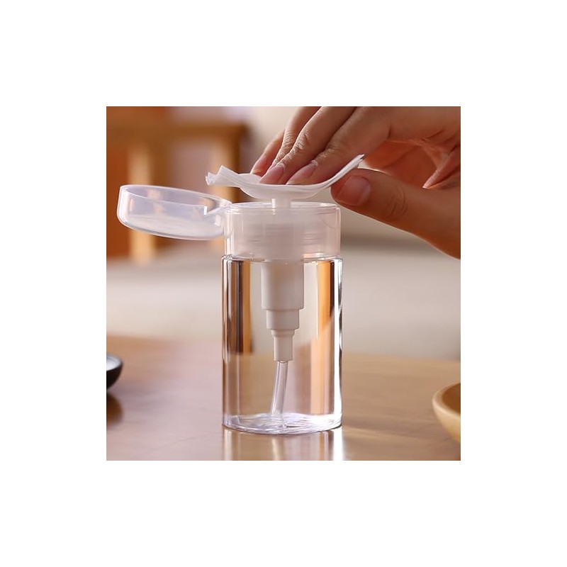 KEAIYYJBottle 4 oz Push Down Pump Dispenser Nail Polish Remover