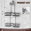 REINHARDT Adjustable Shower Caddy Hanging Rustproof Shower Caddy for Handheld