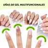 CHERIMOYA Pegamento Uñas Acrílicas con Pincel Secado Rápido sin UV