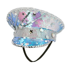 Boland - Sequin Hat for Adults, Headwear for Fancy Dress, Carnival, Theme Party and Festivals