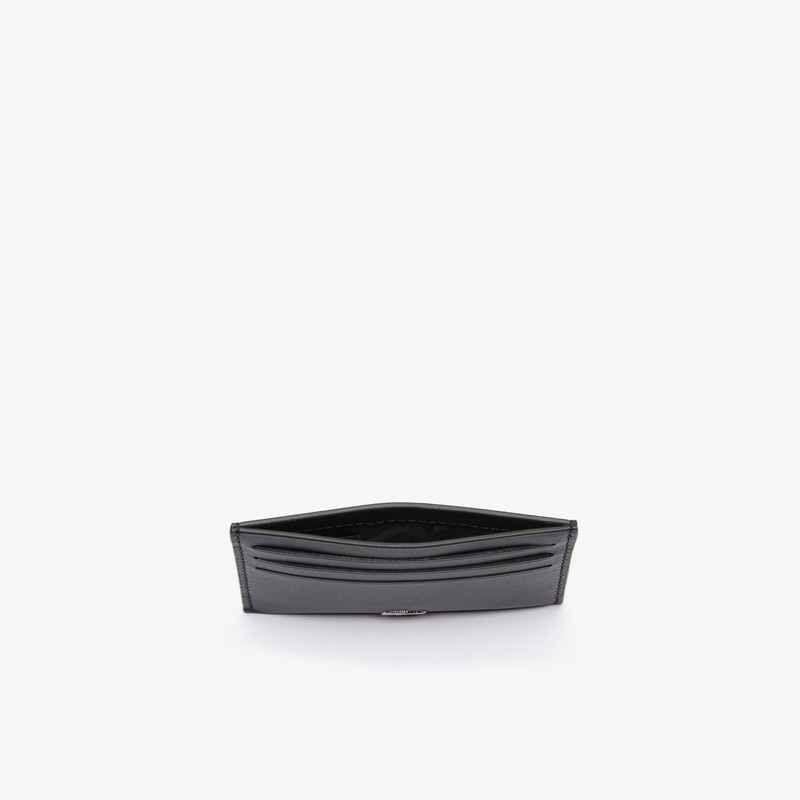 Lacoste Lacoste Men's Fitzgerald Credit Card Holder, Black, One Size