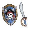 Great Pretenders Blue Pirate Sword and Shield Set, Toy Sword