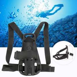 Leapiture Diving Back Holder Scuba Harness Oxygen Bottle Bracket Mount Scuba Accessories Dive Gear for Diving Snorkeling Recreational Diving