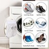 Flunyina 4Pcs Shoe Laundry Bags and Dryer Hanging Mesh Bags