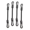 COHEALI 4pcs Portable Elastic Hook Straps Multi Function Buckle Ropes